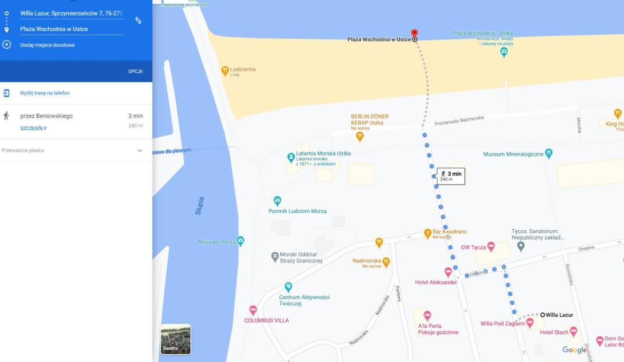 Willa Lazur Ustka Exterior foto